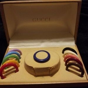Gucci wrist watch rings